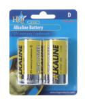 Battery D, HQ Alkaline 1.5V 2X
