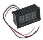 Voltmeter 0-30V Blauw