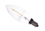 Led Filament Kaarslamp 230V/E14 1W